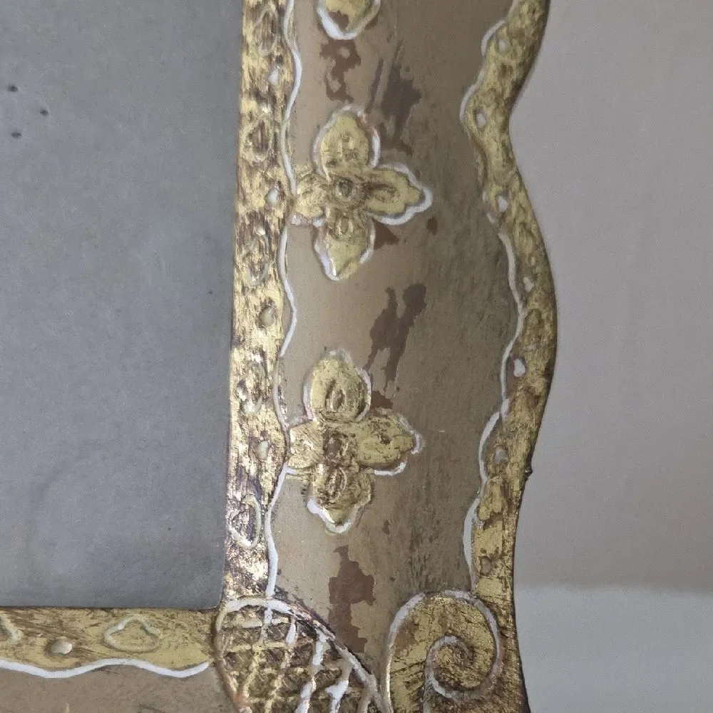 Elegant Gold and Brown Decorative Frame